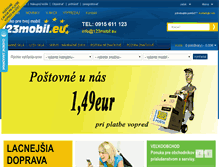 Tablet Screenshot of 123mobil.eu
